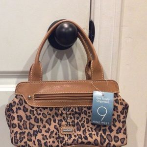Nine West Leopard mini purse